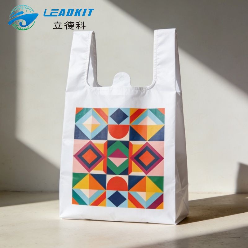 custom printed plastic t shirt bag custom printed plastic t shirt bag